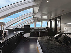 Sailing catamaran blue coast 95 - master suite with an exposed view to the sea