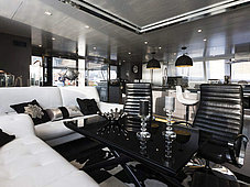 Sailing catamaran blue coast 95 - 2 - salon view with tailor made interior design